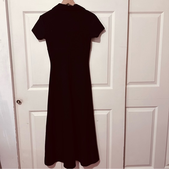 Vintage | Dress | Express Collared Jersey Dress - Picture 2 of 8